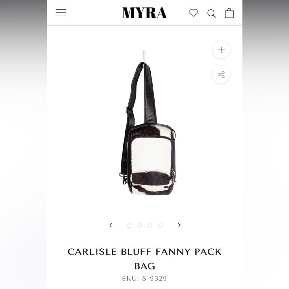 Myra Bag Cowhide Crossbody Western Bag